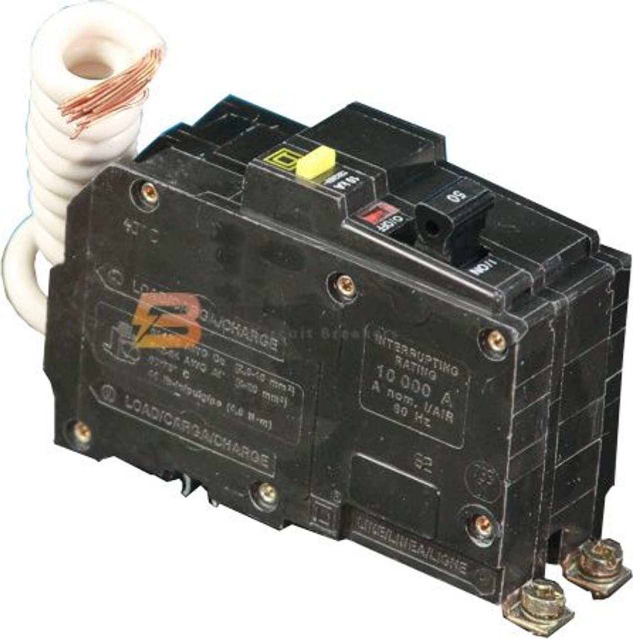 QOB250GFI Bolt-on Ground Fault Circuit Breaker by Square D