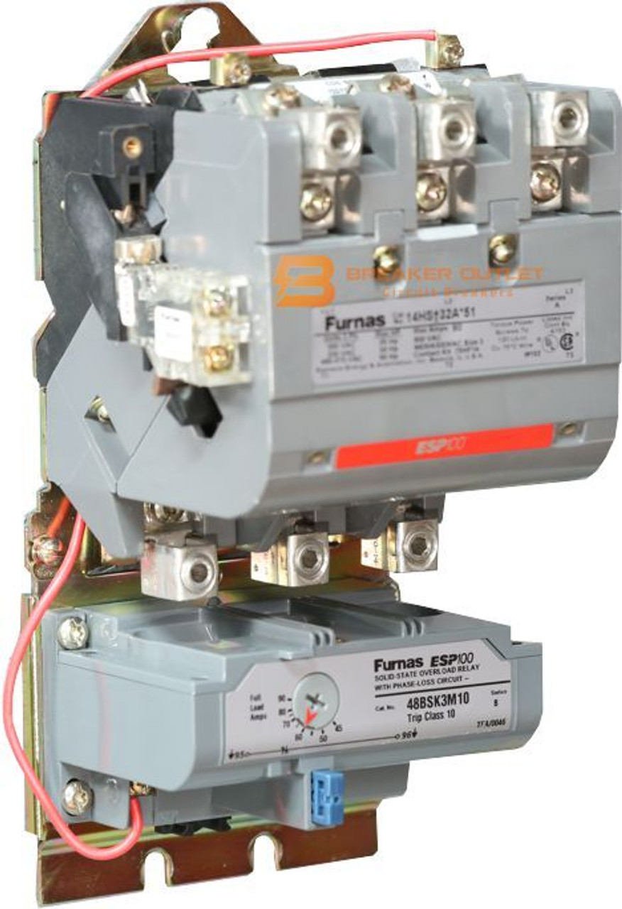 14HS-32A-51 Furnas or Siemens 90A Size 3 Starter with ESP100