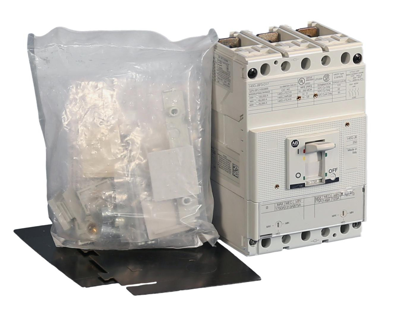 140G-J6F3-D17 Allen-Bradley 175A Circuit Breaker 140G-J6 250