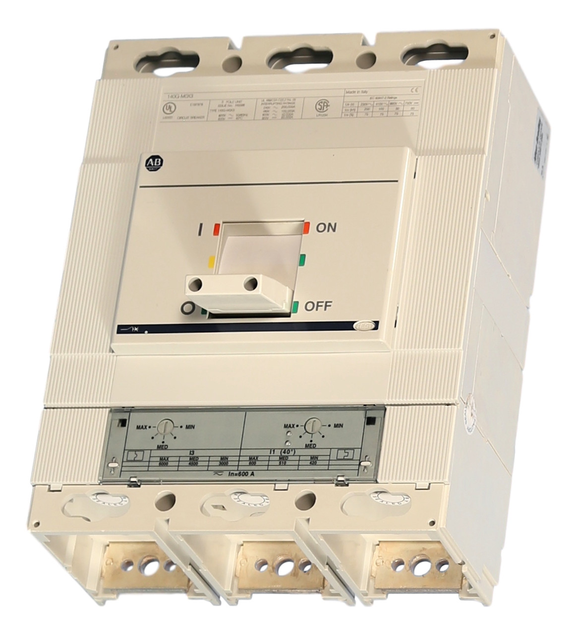 140G-M6F3-D60 Allen-Bradley 600 A Circuit Breaker 140G-MOX