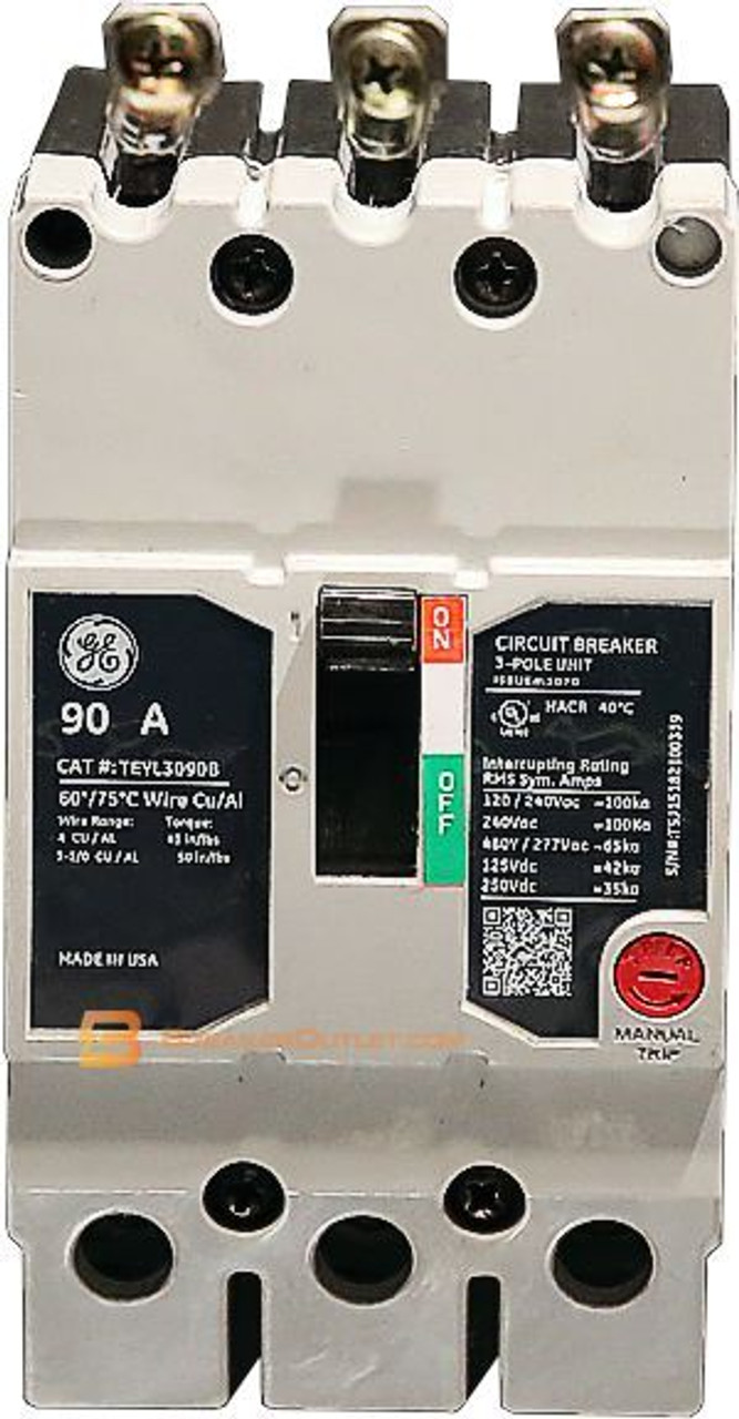 TEYL3090B 65k Bolt-on General Electric Circuit Breaker