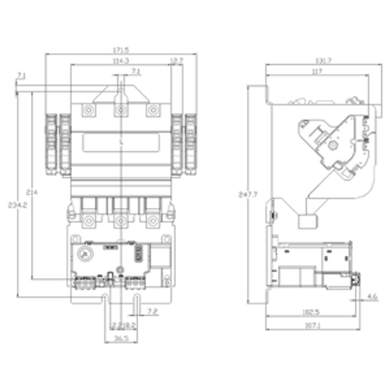 14HUG32AA Furnas Type Size 3 Starter by Siemens