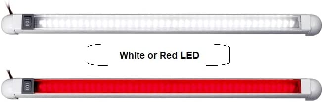 AMI 18 in. Rail Light LED White/Red