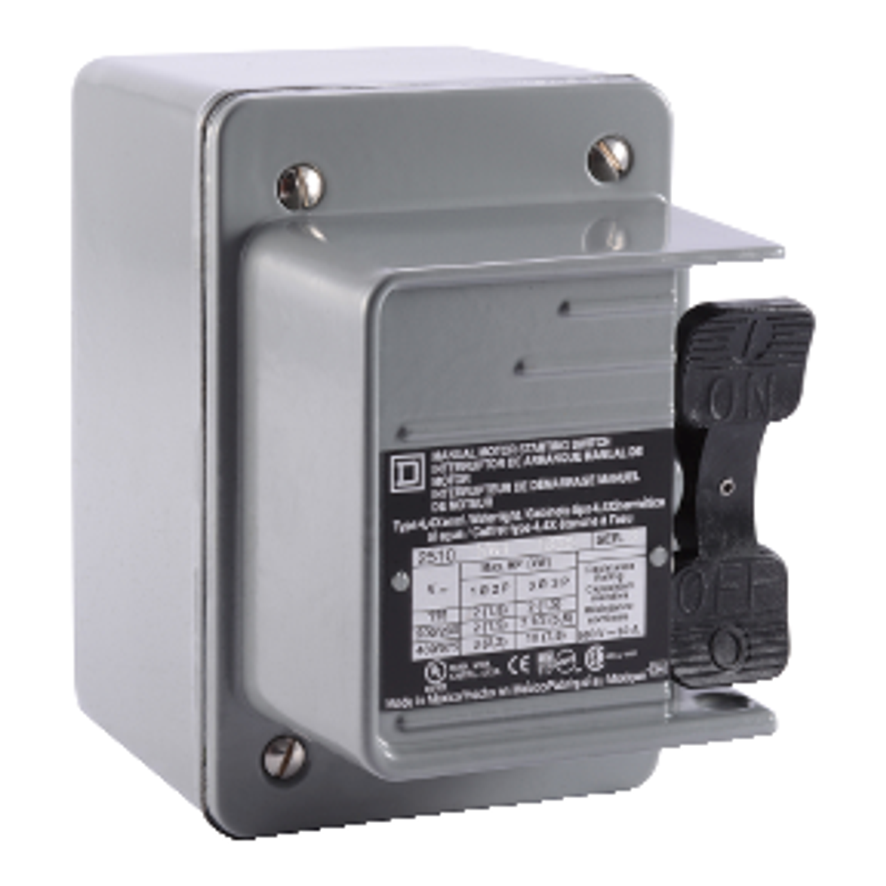 2510KW1 Square D 30 Amp Manual Motor Switch