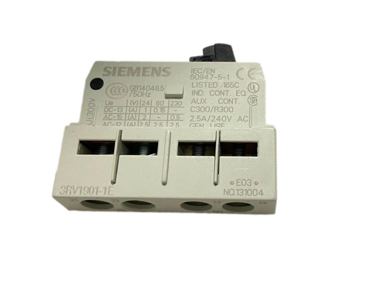 3RV1901-1E Siemens Auxiliary Switch