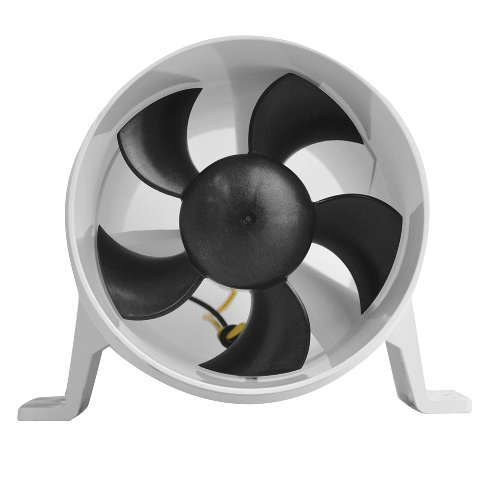 Attwood Turbo 4000 Series II Water-Resistant, In-Line Blower – 12V – White