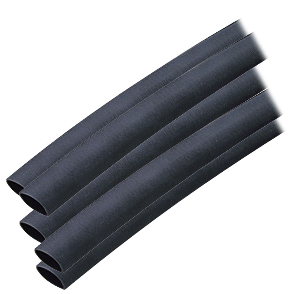 Ancor Adhesive Lined Heat Shrink Tubing (ALT) – 3/8″ x 6″ – 5-Pack – Black