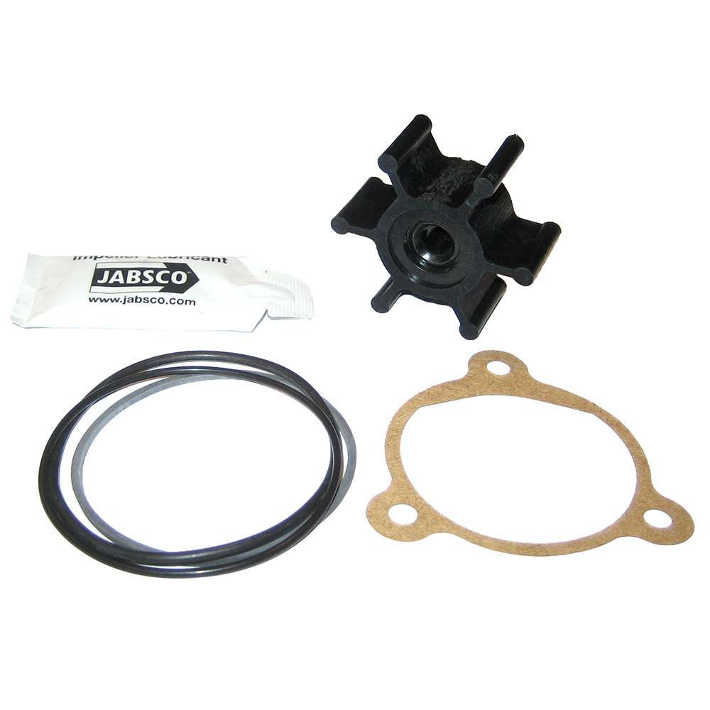 Jabsco Neoprene Impeller Kit w/Cover, Gasket or O-Ring – 6-Blade – 5/16 Shaft Diameter