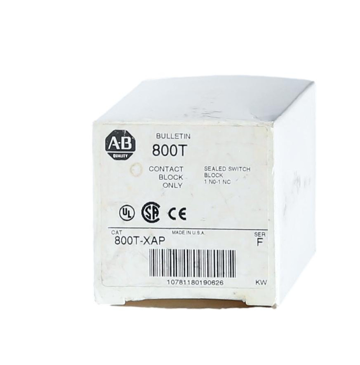 Allen Bradley 800T-XAP Contact Block 800T-XAP