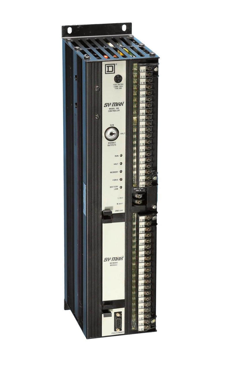 Square D 8020-SCP121 SY/MAX100 Controller w/Memory Module Unit