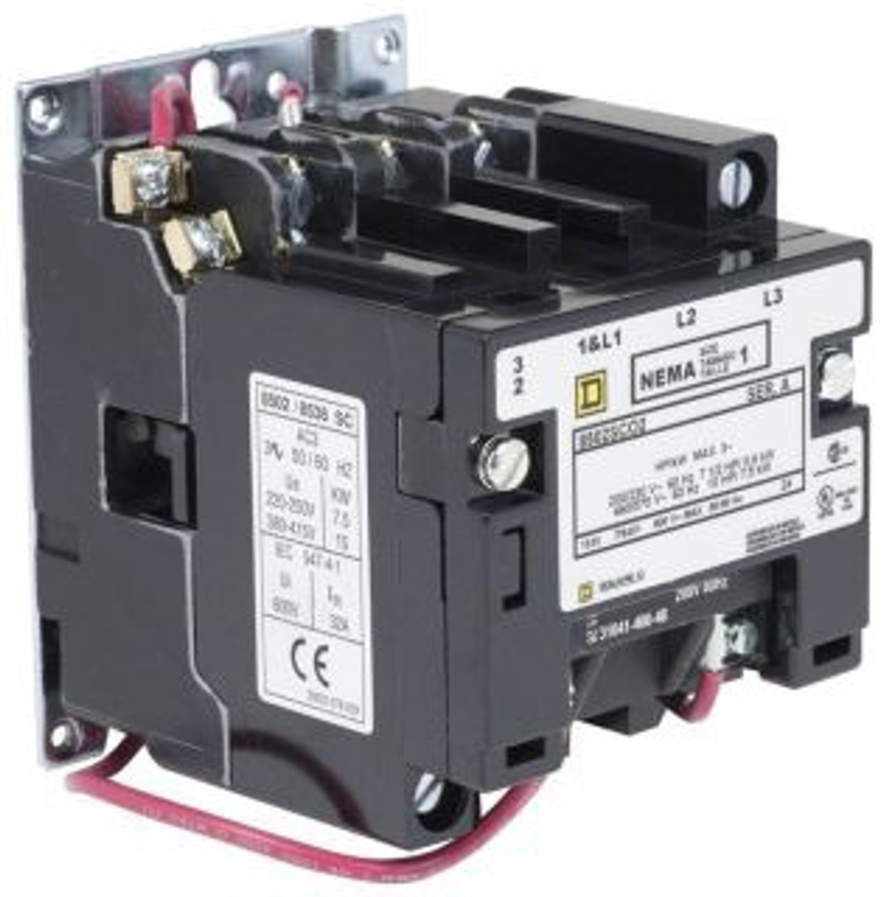 8502SCO2V02S Square D 27A NEMA Contactor 120V Coil