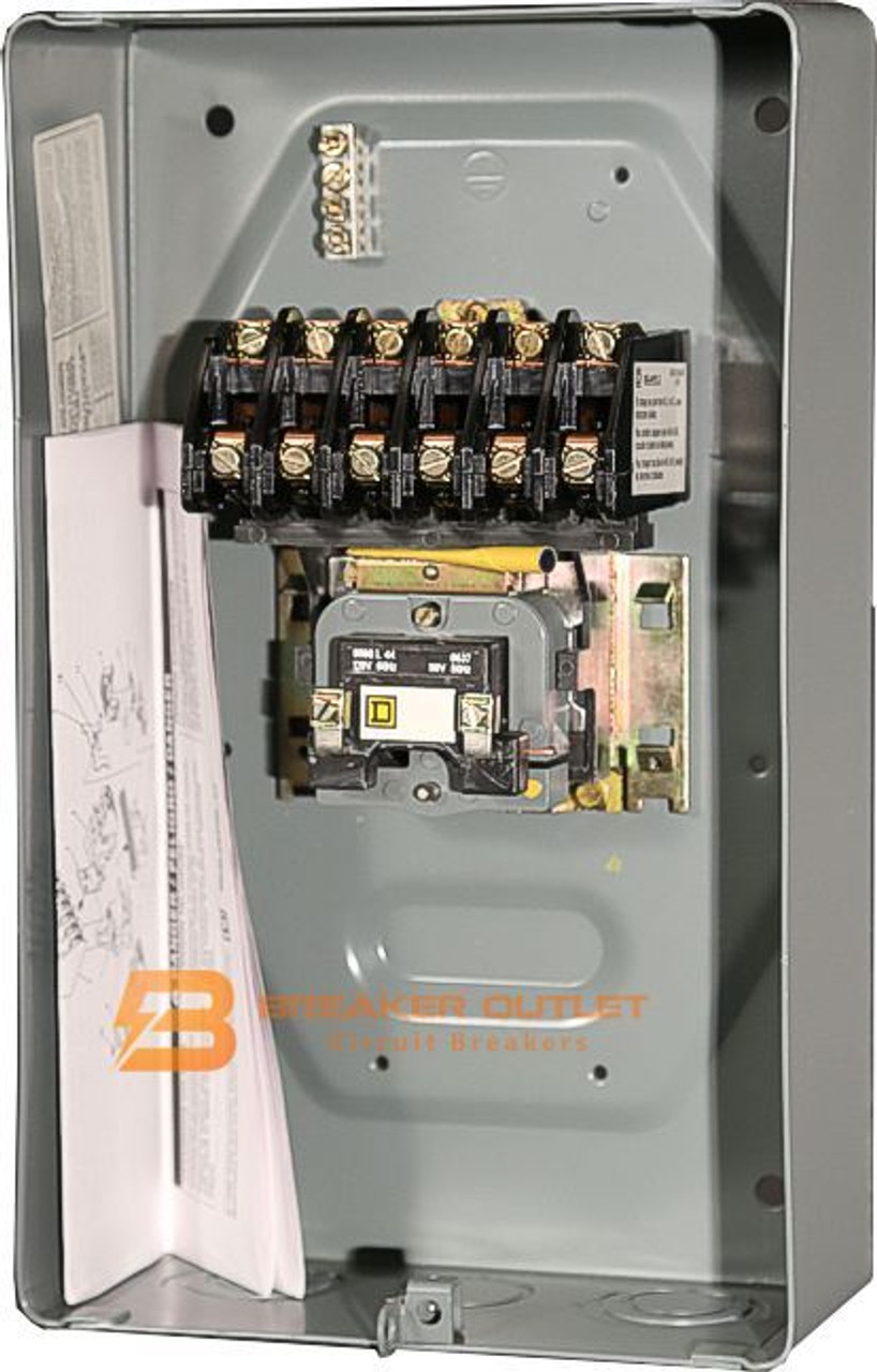 8903LG40V02 Lighting Contactor 4-Pole by Square D