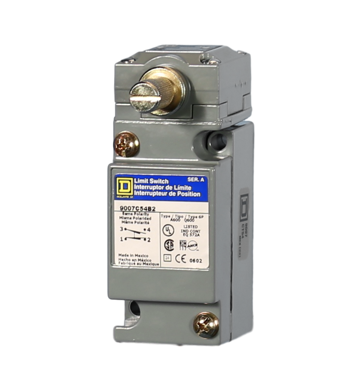 9007C54B2 Side Rotary Spring Return Lever Limit Switch