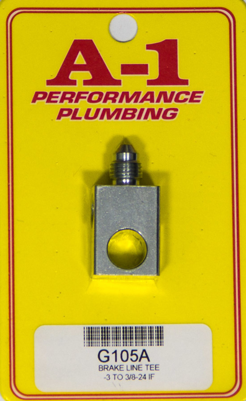 Brake Line Tee Adapter #3 to 3/8-24 A1PG105A