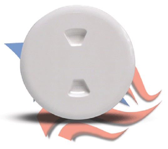 Beckson Deckplate 5 in. Twist White
