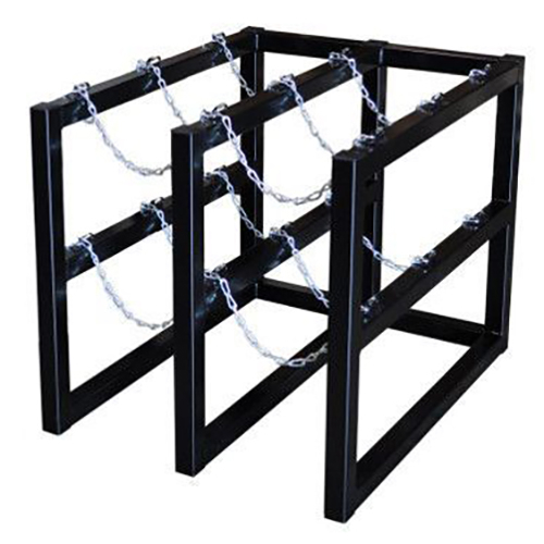 AIR Systems BR-22 4-Bottle Steel Storage Rack, 2-Wide/2-Deep