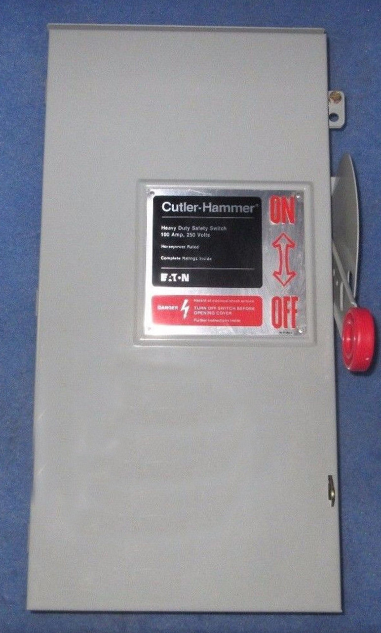 DH323NGK Cutler Hammer 100 Amp Indoor Safety Switch