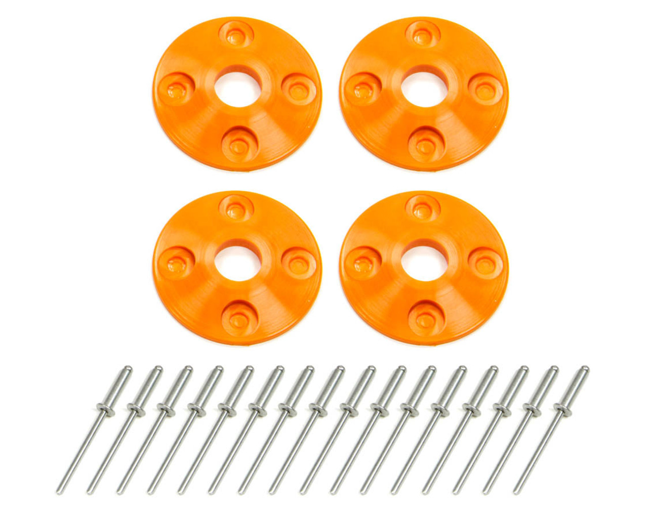 Scuff Plate Plastic 4pk Orange 1202-OR