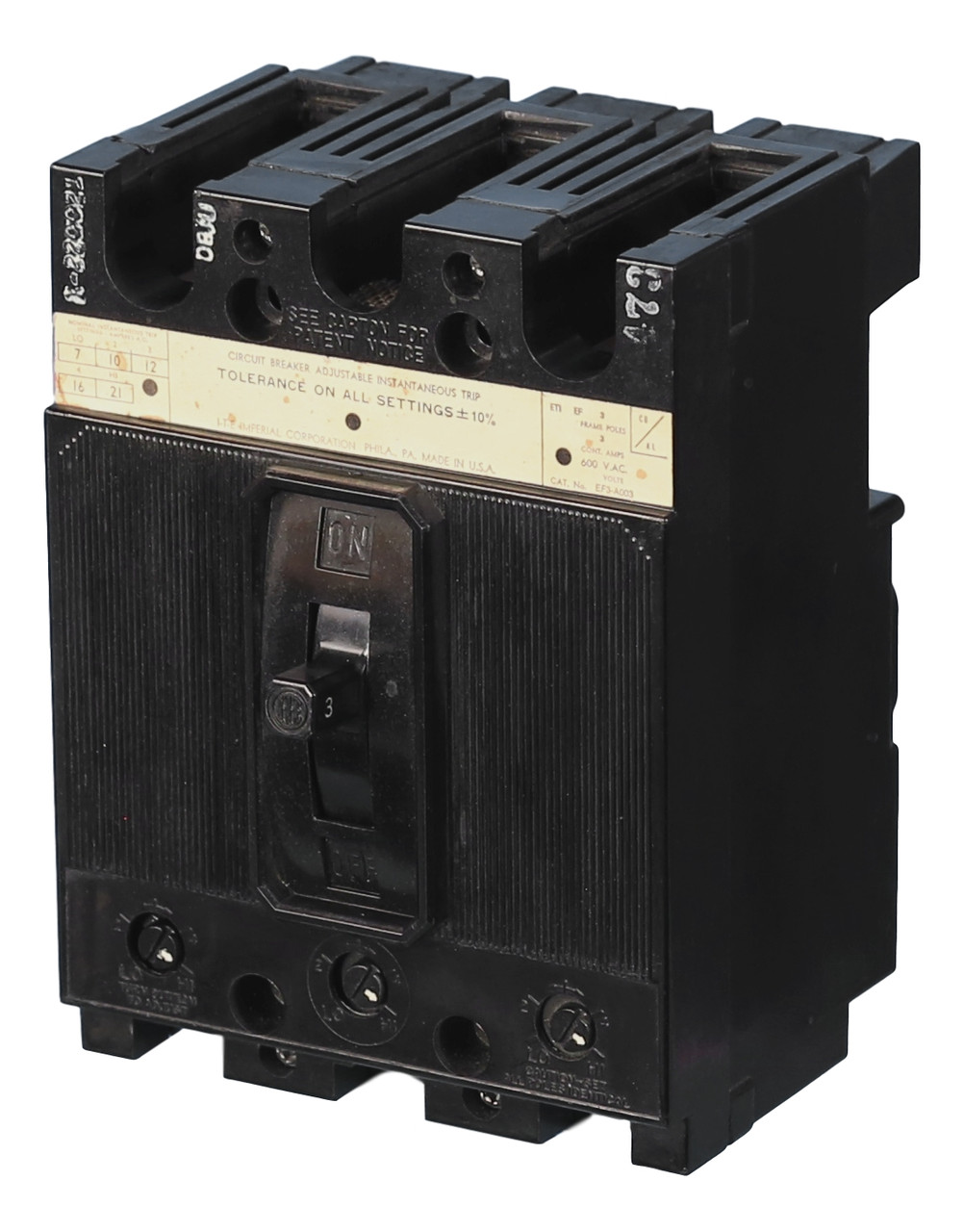 EF3A003 ETI Motor Circuit Protector by ITE Gould Siemens