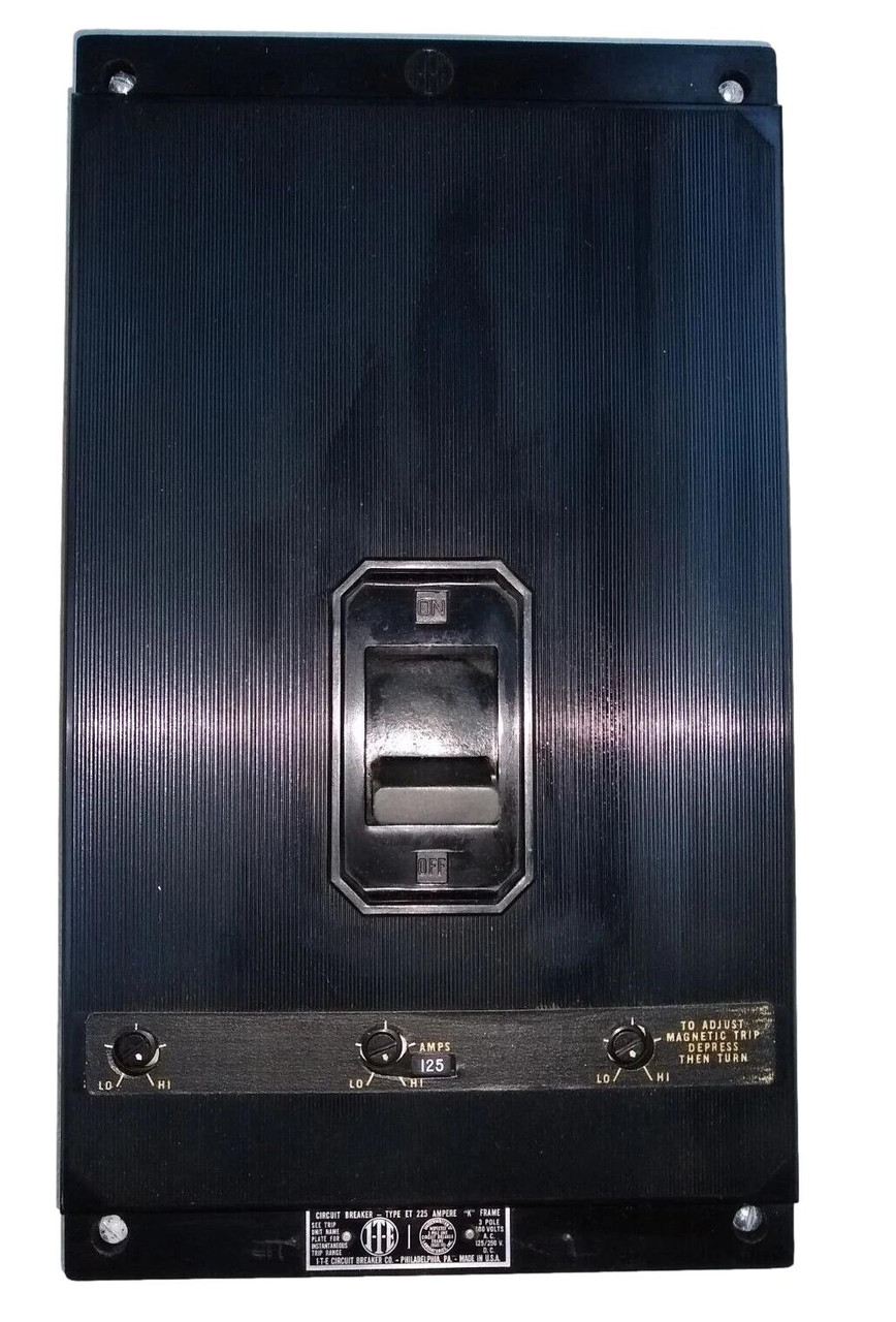 ET-K225 225 Amp ET Circuit Breaker by I-T-E Imperial