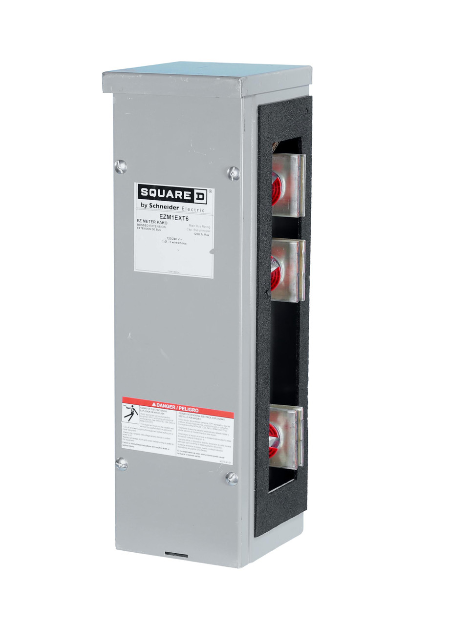 Single Phase EZM1EXT6 Tenant EZM Meter Pak Bus Extension