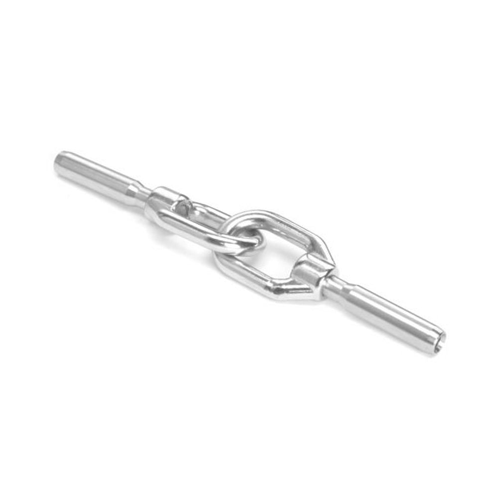 Hayn Lifeline Hardware - Gate Eye - Interlocking Threaded - w/ Handy Crimp Stud - For Wire: 1/8 in (14ECLLI18)