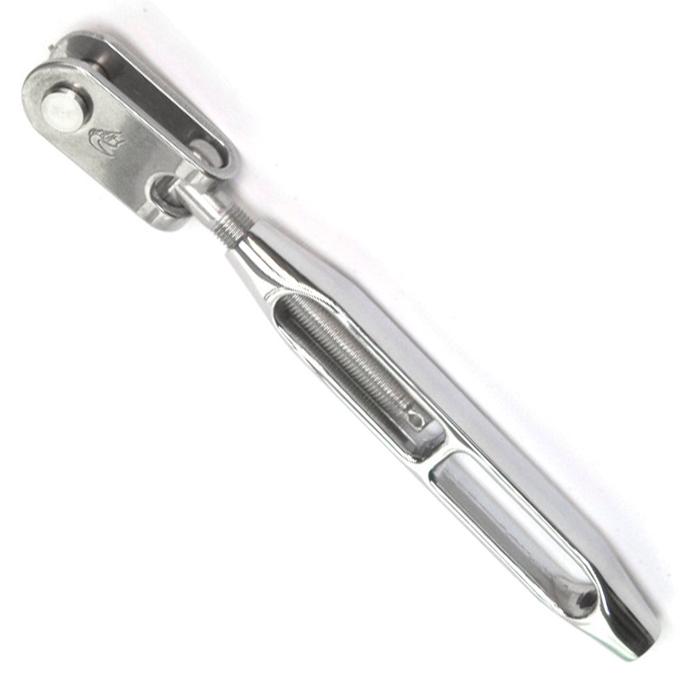 Hayn Standing Rigging - Turnbuckle - Jaw and Open Body (Left Hand) - Jaw: 1/4 in (6.0 mm) & Pin: 1/4 in (6.0 mm) (14FBJ)