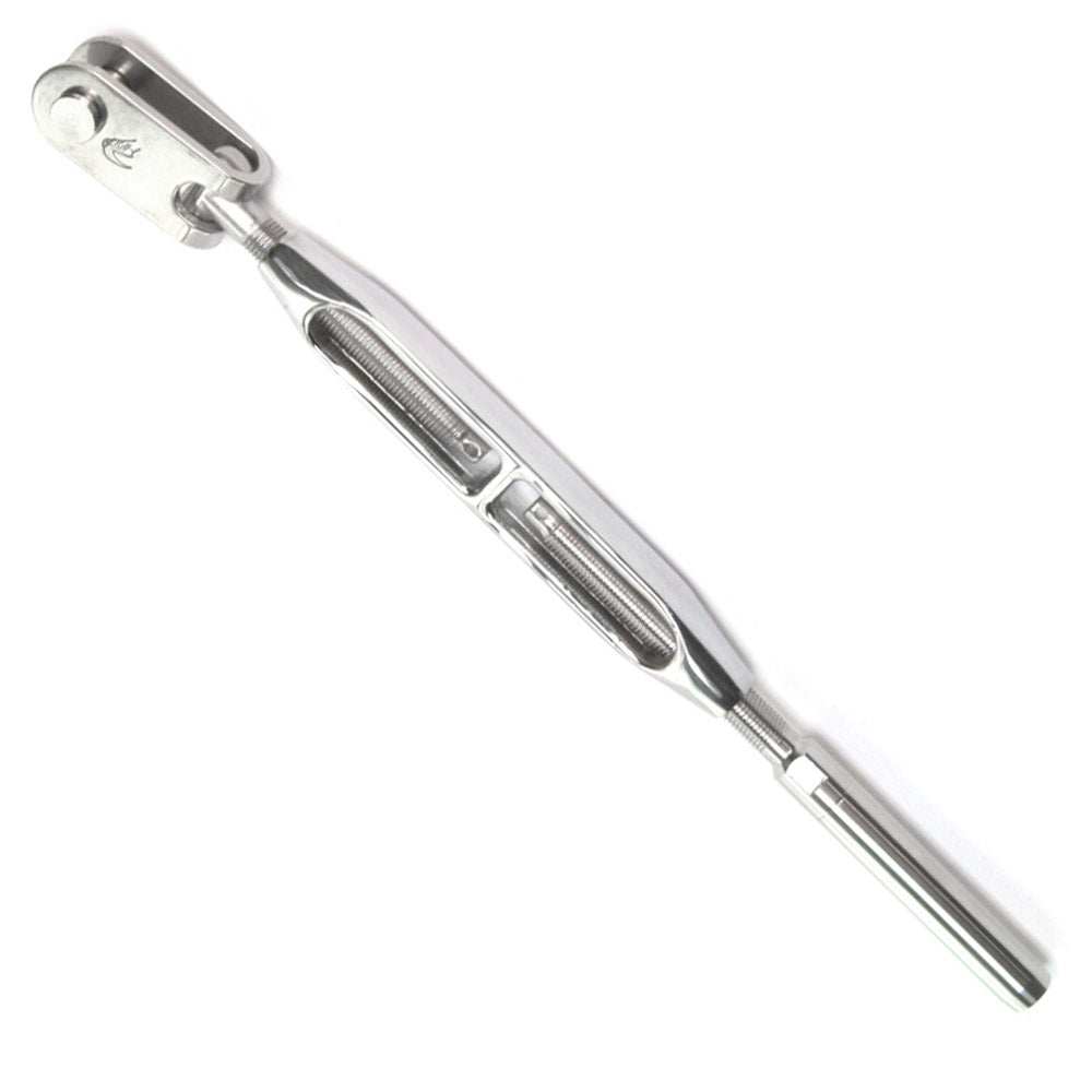 Hayn Standing Rigging - Turnbuckle - Jaw to Swage (Open Body) - Wire: 5/32 in & Pin: 1/4 in (6.0 mm) (14TFBS532)