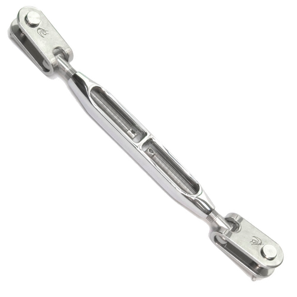 Hayn Standing Rigging - Turnbuckle - Jaw to Jaw (Open Body) - Jaw: 5/16 in (8.0 mm) & Pin: 5/16 in (8.0 mm) (516TFBJ)