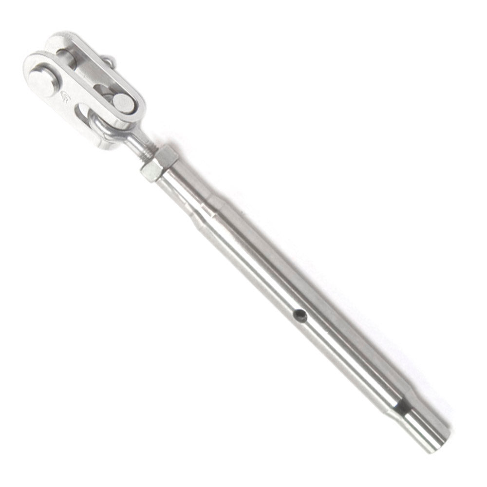 Hayn Standing Rigging - Turnbuckle - Jaw and Closed Body (Left Hand) - Jaw: 5/16 in (8.0 mm) & Pin: 5/16 in (8.0 mm) (516TTJT)