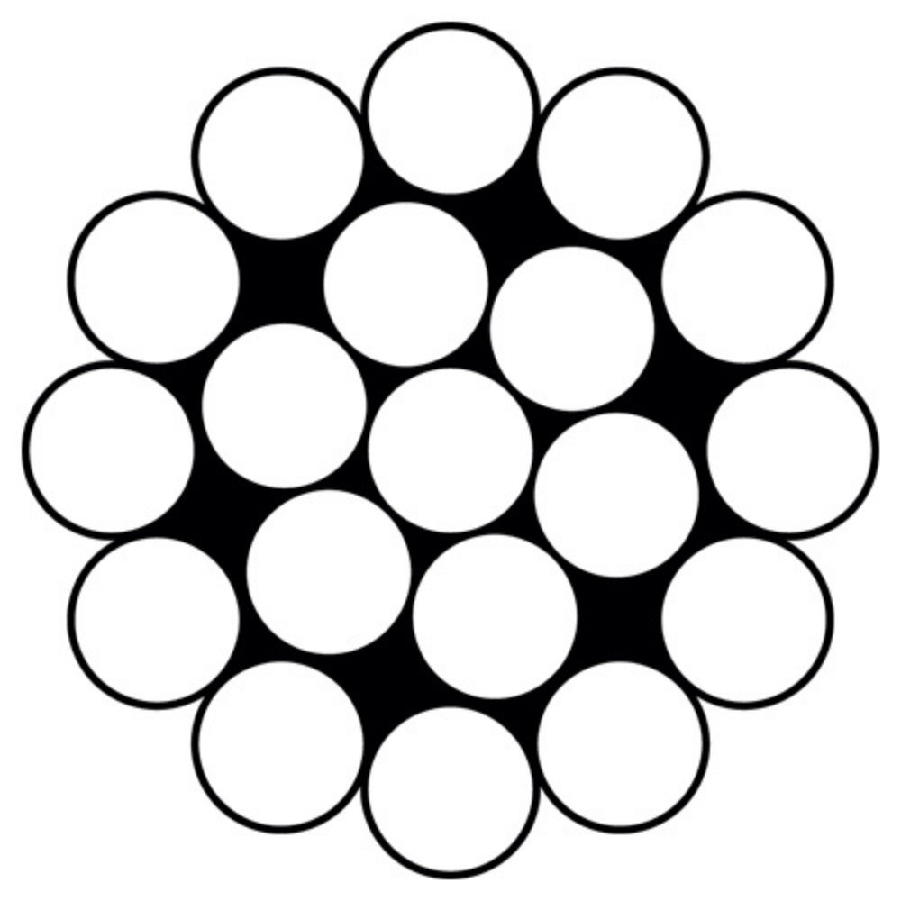 Hayn Wire Rope - Round Strand 1x19 - Dia: 7/32 in - Spool: 250.0 ft (76.2 m) (SC2181925)