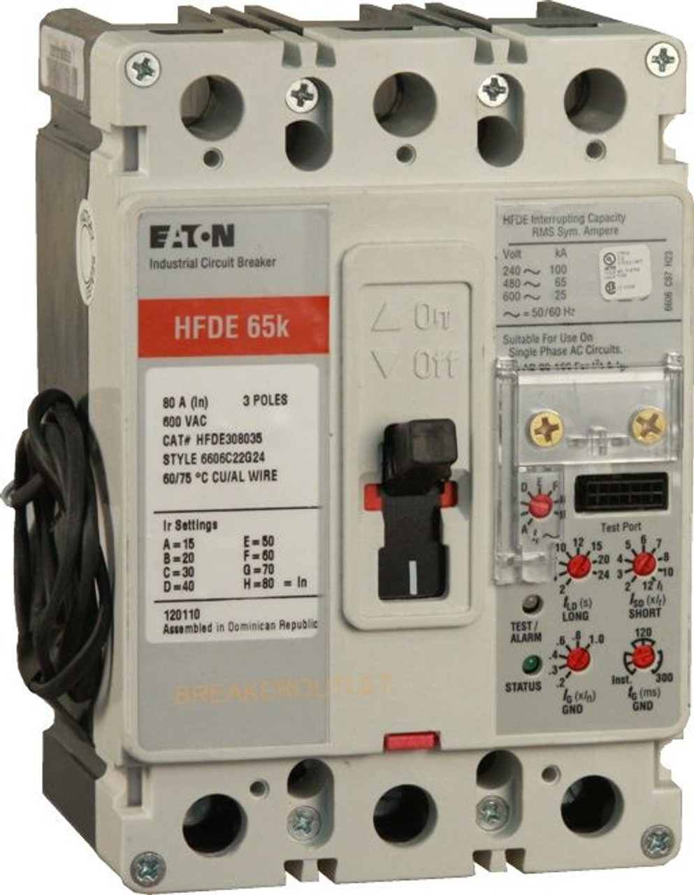 HFDE322535L Electronic Circuit Breaker with LSG