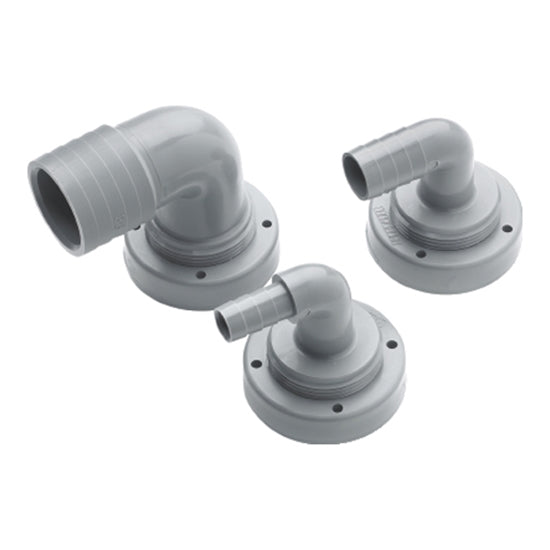 Vetus Hose Connection 25mm, Right Angle for Flexible Tanks