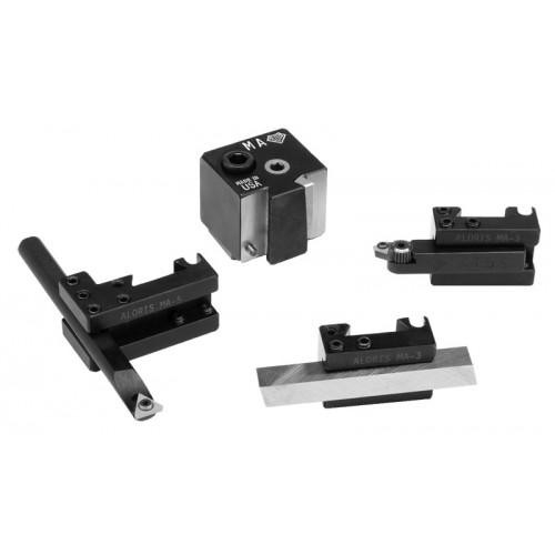 Aloris MA-SET Tools Miniature Tool Post and Tool Holders Set