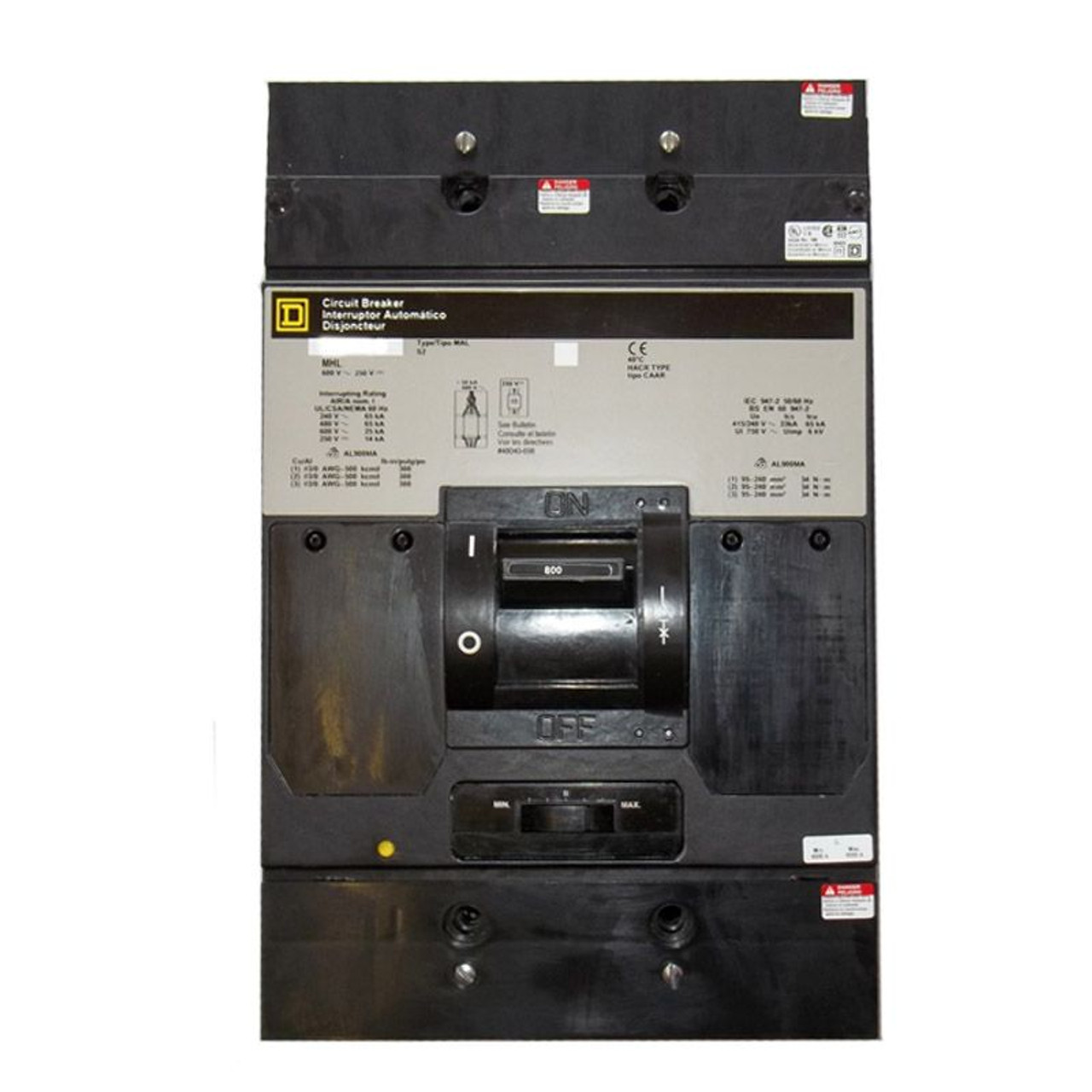 MHP36600 Square D Panel Mount 600A Breaker
