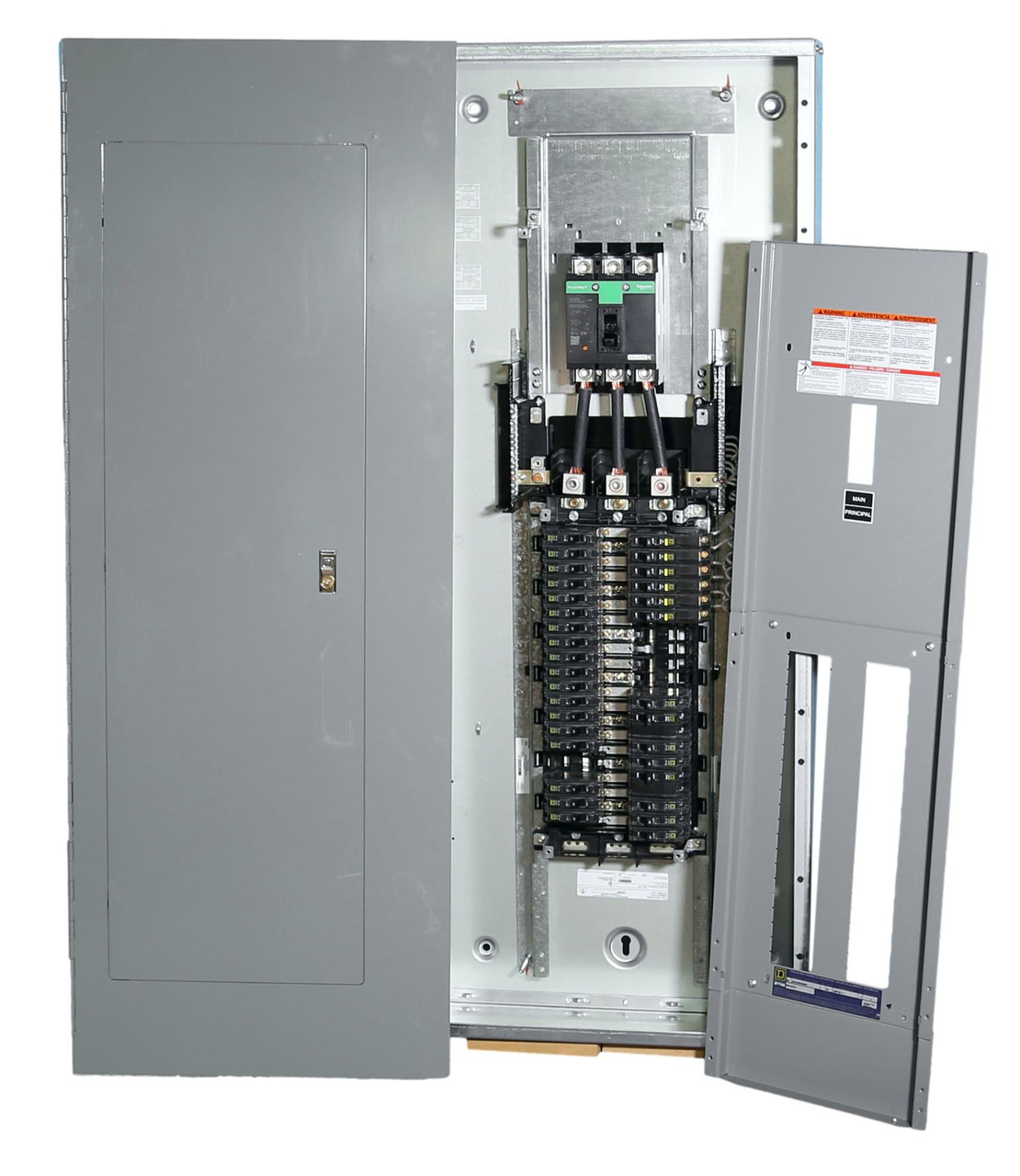 225 Amp Main Breaker Panelboard NQOD Series, 42 Circuits Flush