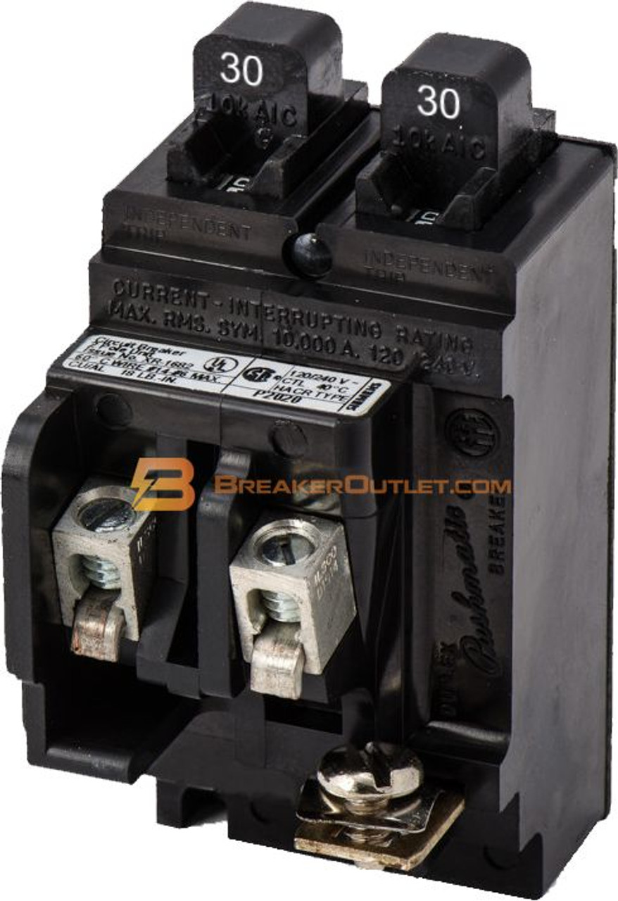 P3030 Pushmatic Twin 30 Amp Duplex