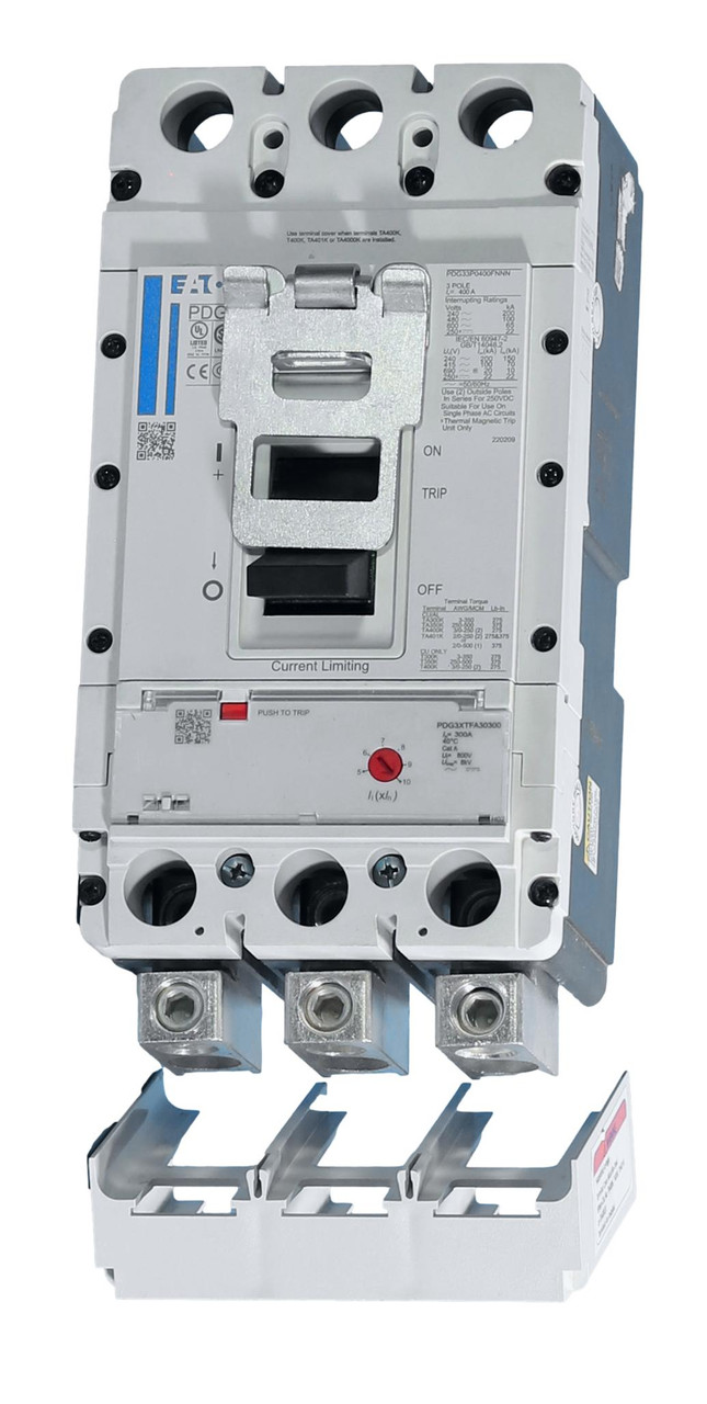 100kAIC Rated PDG33P0300TFAL Power Defense 300A Complete Circuit Breakers & Load Lugs