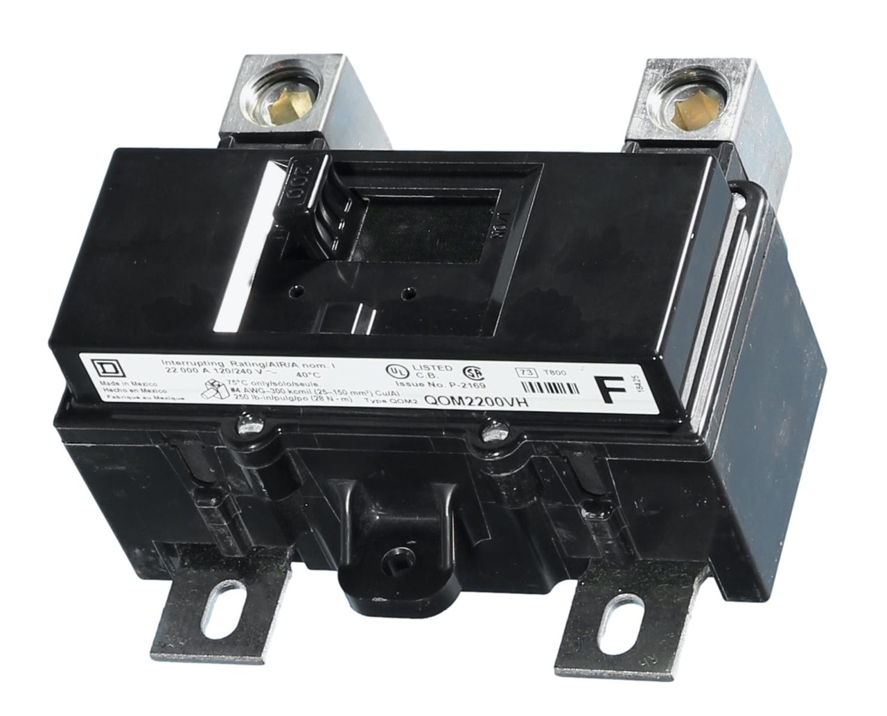 QOM2200VH Main 22k Circuit Breaker by Square D Schneider Electric