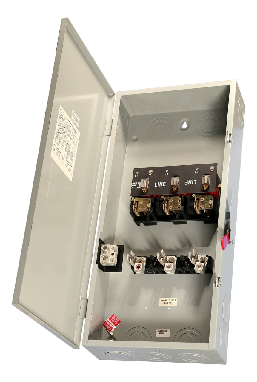 TG4324 General Electric Fusible Indoor 200 Amp 4 Wire Safety Switch New
