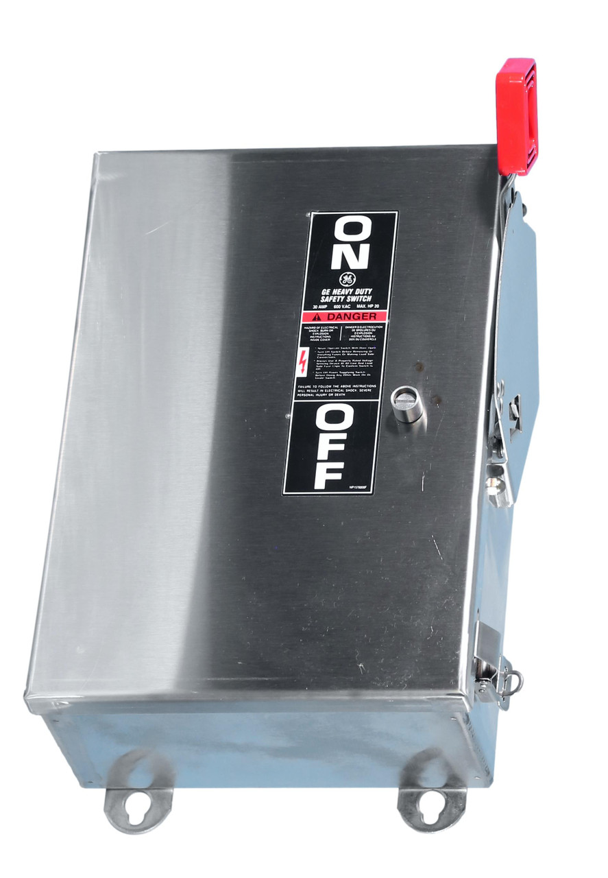 TH3361SS Stainless Steel 30A Fusible Safety Switch Disconnect