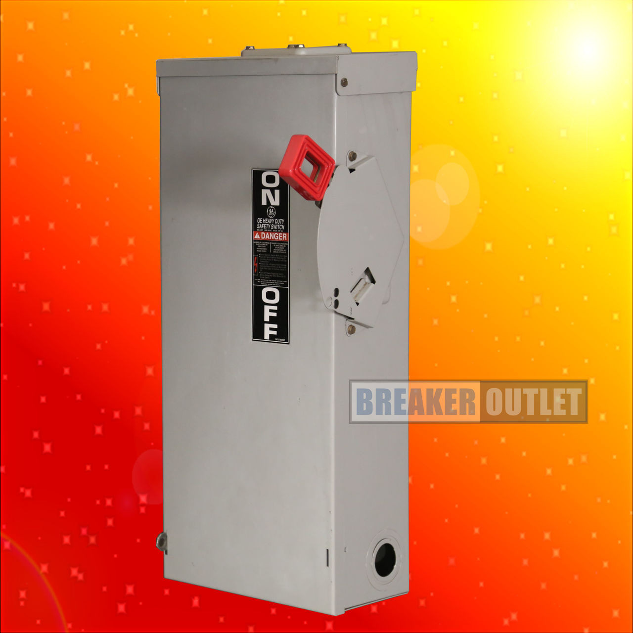 TH3362R Outdoor NEMA 3R 60A Fusible Safety Switch Disconnect