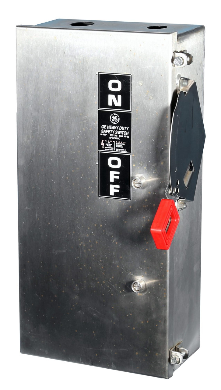 TH3362SS Stainless Steel 60A Fusible Safety Switch Disconnect -Used