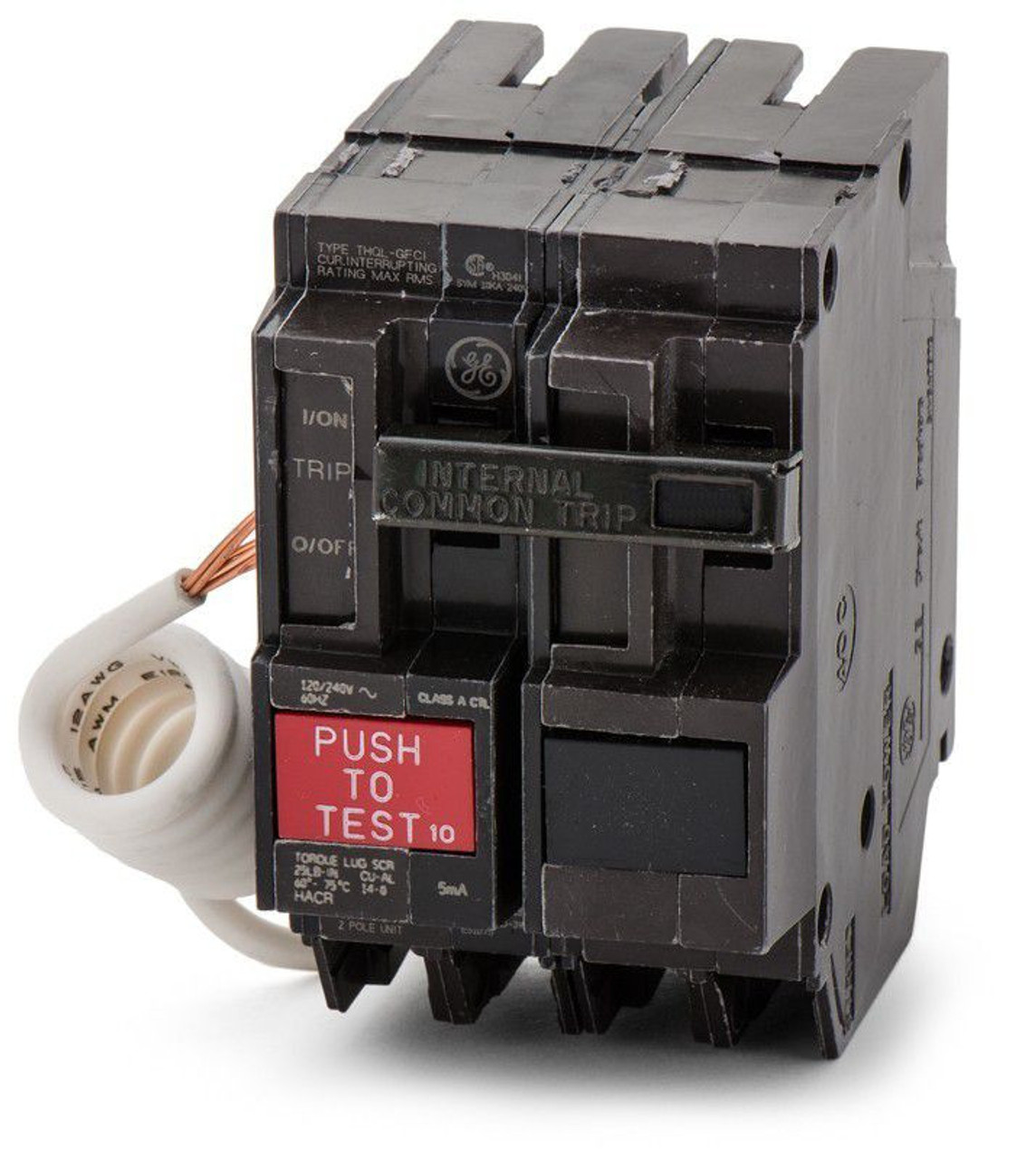 THQL2150GFT Plug-In style 50 Amp GFCI Residential Type THQL by General Electric
