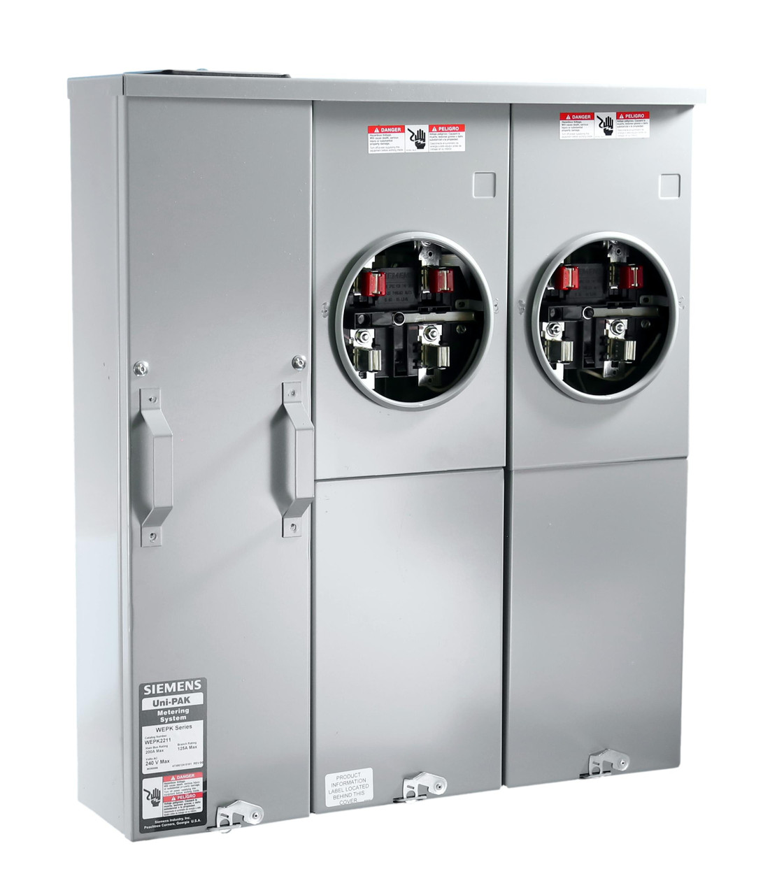 WEPK2211 Multi-Family Metering Uni-Pak 2 Meter Position, EUSERC Approved