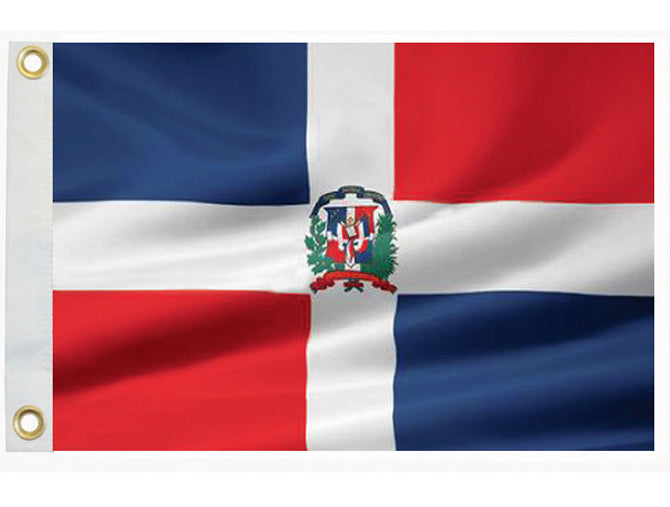 Annin Dominican Republic Courtesy Flag - 12" x 18"