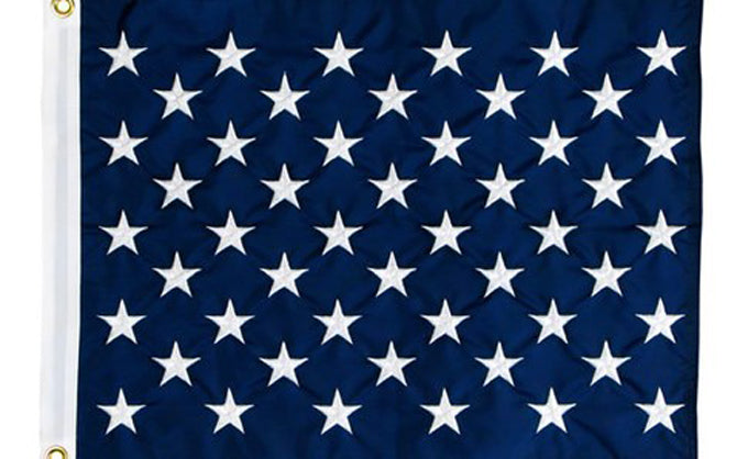 Annin US Union Jack - Sewn Nylon ColorFast Flag 20" x 26"