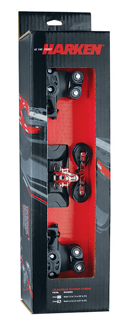 Harken Traveler Kit 22mm - 3:1 Purchase - 1250# Load - 21-26' Boat