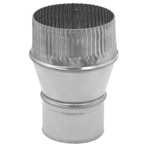 Imperial 3 in. D X 4 in. D Galvanized Steel Furnace Pipe Increaser