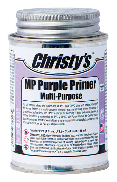 Christy's Purple Multi-Purpose Primer For CPVC/PVC 4 oz